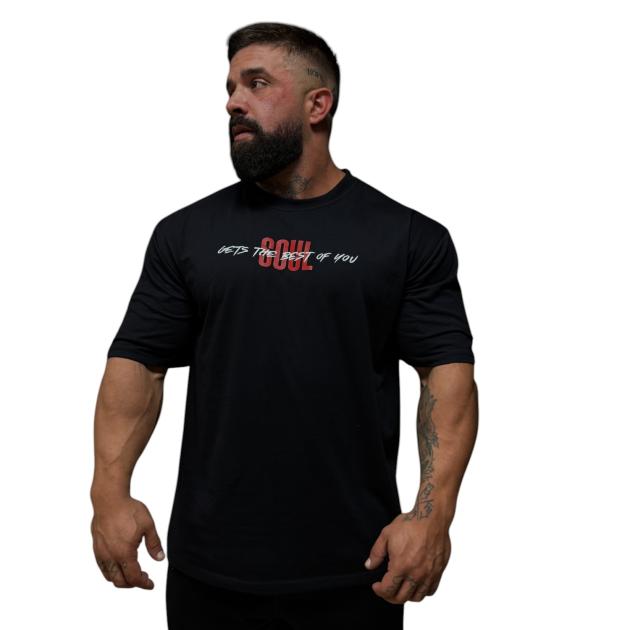 OVERSIZE GIVE YOUR BEST - NEGRA